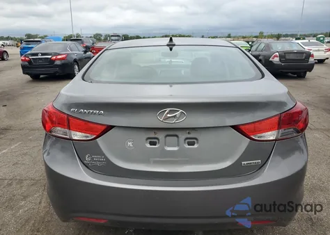 2013 Hyundai Elantra Gls from USA, damaged, VIN 5NPDH4AE9DH160625